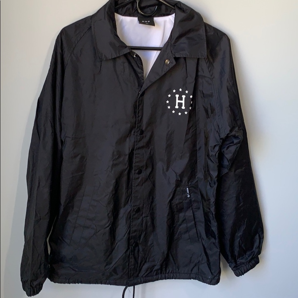 HUF MENS rain jacket/windbreaker. Size M